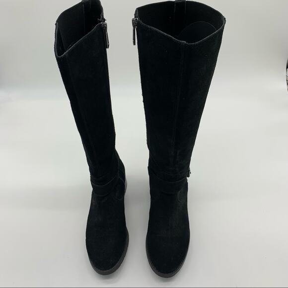 Donald Pliner Beso Black Suede Stretch Boot-8.5 - Picture 5 of 10